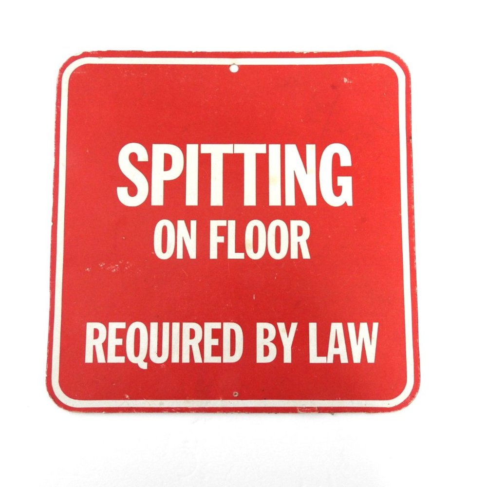 Vintage Humorous Bar Sign from 1970s Bar Decor